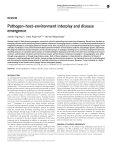 Pathogen–host–environment interplay and disease emergence