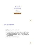 Chapter 7 - Confidence Intervals