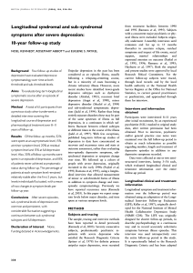 10-year follow-up study - The British Journal of Psychiatry