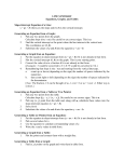 LINE SUMMARY Equations, Graphs, and Tables Slope