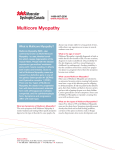 Multicore Myopathy - Muscular Dystrophy Canada