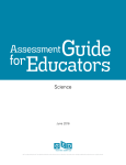 Assessment Guide for Educators Science