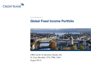 Global Fixed Income Portfolio