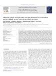 Molecular cloning, characterization and gene expression of an