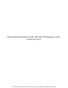 Social Studies World History Unit 04B
