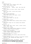 level T lists – mixed