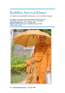 Buddhist Survival Khmer