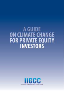 a guide on climate change for private equity investors