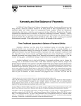 Kennedy and the Balance of Payments