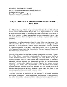 chile: democracy and economic development