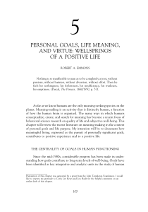 Personal goals, life meaning, and virtue