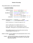Deductive Reasoning and Proof Worksheets