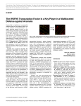 The WKRY6 Transcription Factor Is a Key Player in