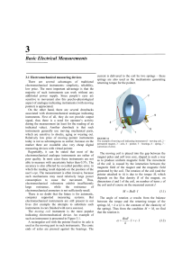 3 Basic Electrical Measurements