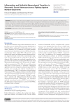 Inflammation and Epithelial-Mesenchymal Transition in Pancreatic