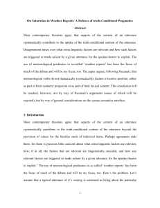 The Syntax of Meteorology: The Linguistic Status of Variadic Functions