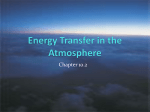 Energy Transfer in the Atmosphere