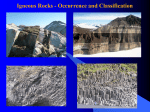 Igneous Rocks - Occurrence and Classification