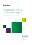 Adapting portfolios to climate change