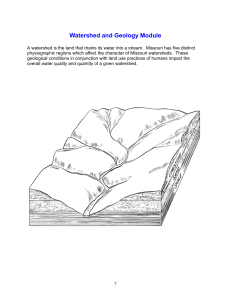 Watershed and Geology Module