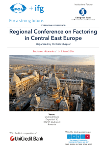 Regional Conference on Factoring in Central East Europe