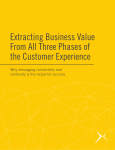 Extracting Business Value From All Three Phases of