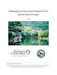 A Biodiversity and Conservation Assessment of the Edwards