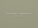 The Early Baroque