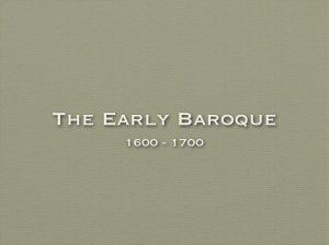 The Early Baroque
