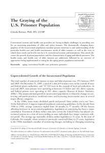 The Graying of the US Prisoner Population