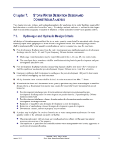 Chapter 7. STORM WATER DETENTION