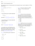 Algebra I Q2 Review Quiz