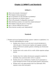 Chapter 11 SWBAT`s and Standards