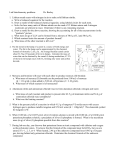 Lab Stoichiometry problems Dr. Baxley 1. Lithium metal reacts with