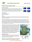 Québec, Canada Province and Culture Study Guide