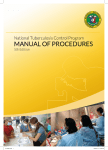 National Tuberculosis Control Program Manual of Procedures