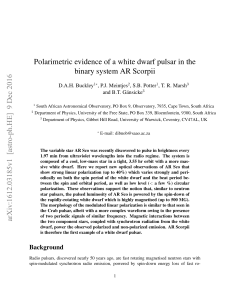 Polarimetric evidence of a white dwarf pulsar in