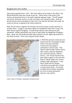 The Korean War Background to the conflict