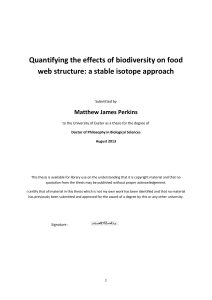 Quantifying the effects of biodiversity on food web structure: a stable