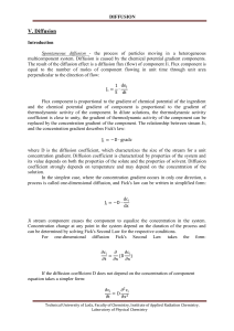 V. Diffusion