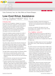 Low-Cost Driver Assistance Using ZigBee®/IEEE® 802.15.4