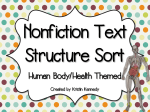 Nonfiction Text Structure Sort