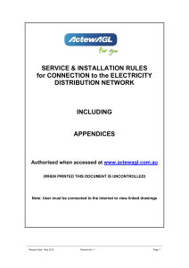 Electricity Service and Installation rules