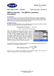 SMP40 Calibration Calculation