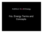 Energy Terms and Concepts