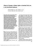 Effects of Changes in Dietary Lipids on Intestinal Fluid