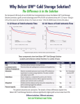 Why Belzer UW® Cold Storage Solution?