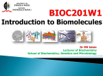 BIOC201W1_Carbohydrate Chemistry_2014