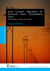 Fault Location Algorithms for Electrical Power Transmission Lines