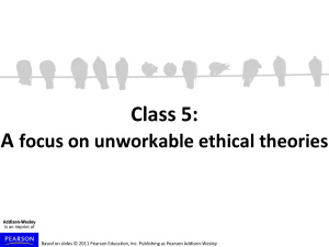 Unworkable Ethical Theories